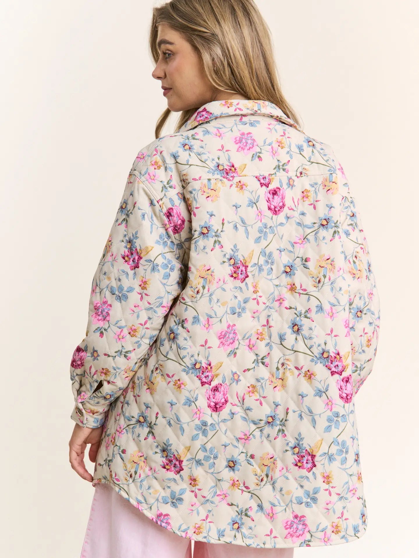 Quilted Floral Jacket