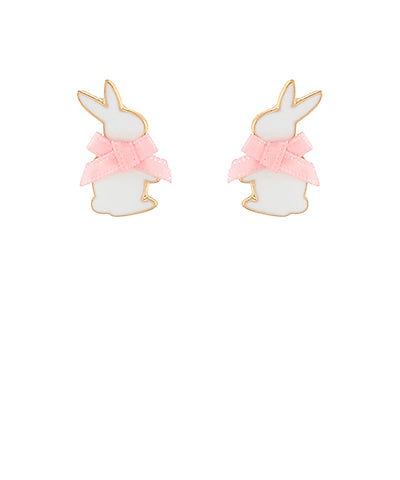 Baby Blush Bunny Studs