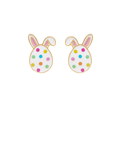Dippy Dot Bunny Stud Earrings