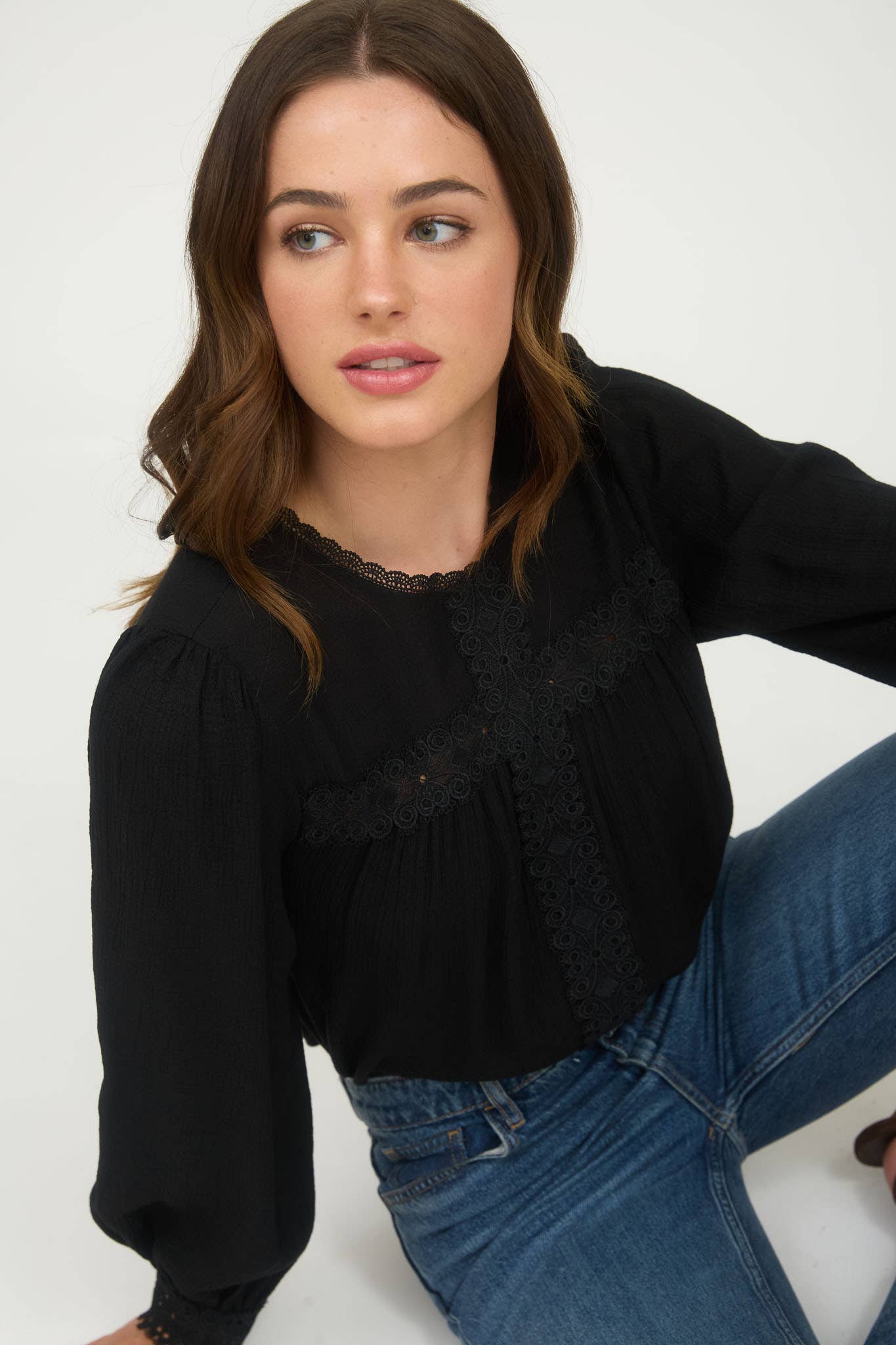 Cross My Heart Lace Top