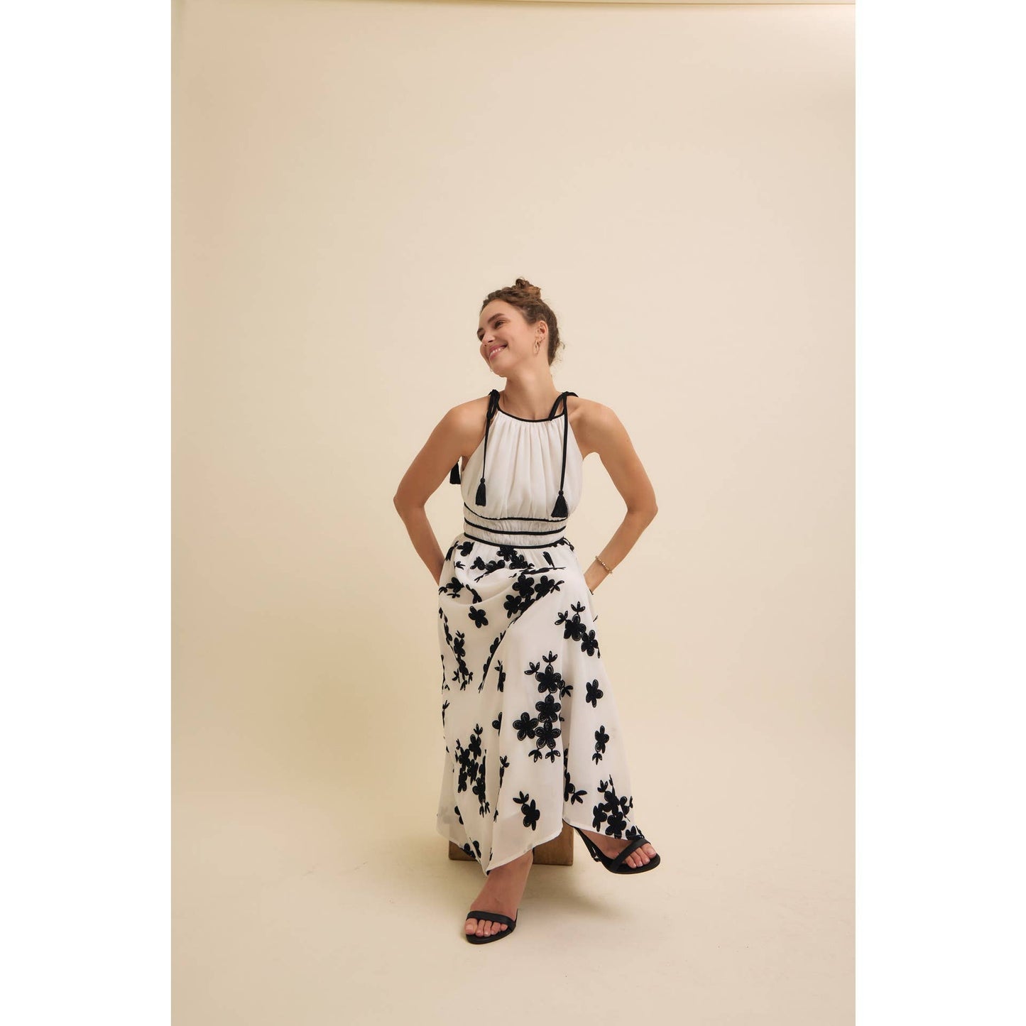 Flower Gardens Midi Dress