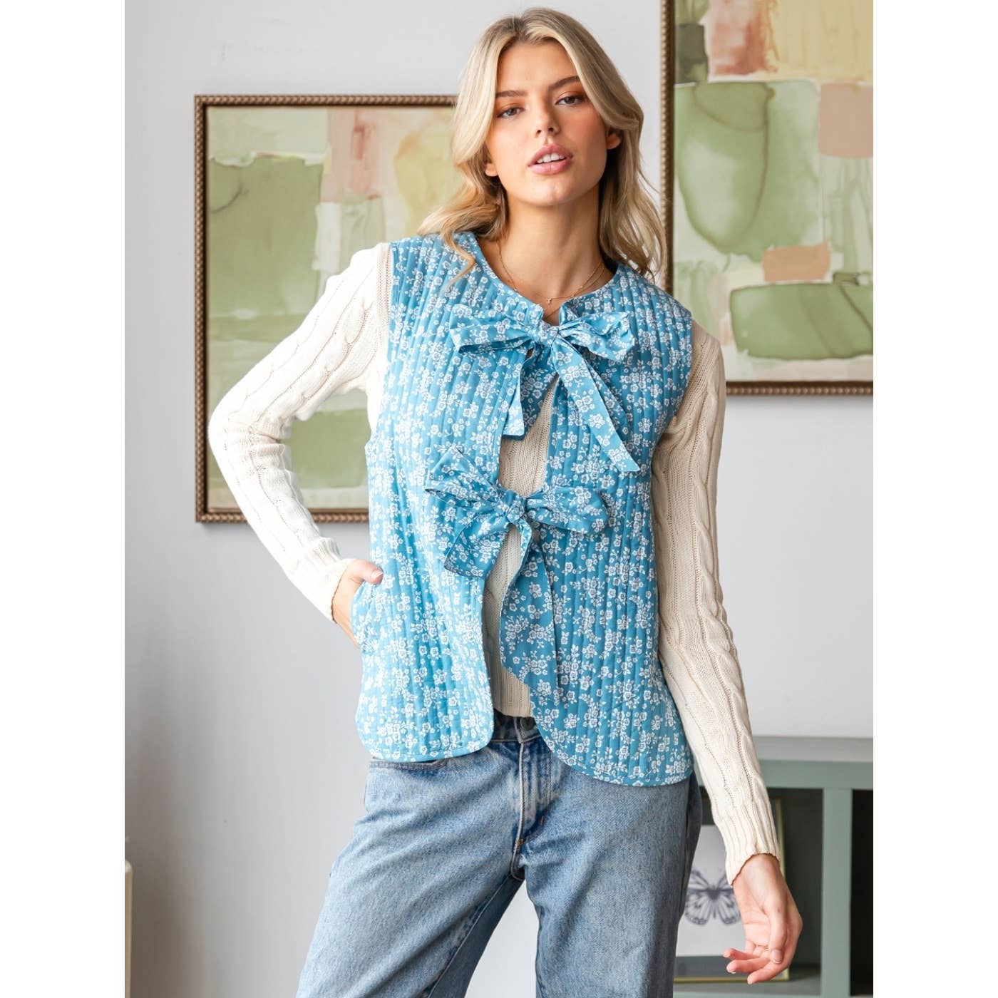 Lovely Leopard Quilted Vest