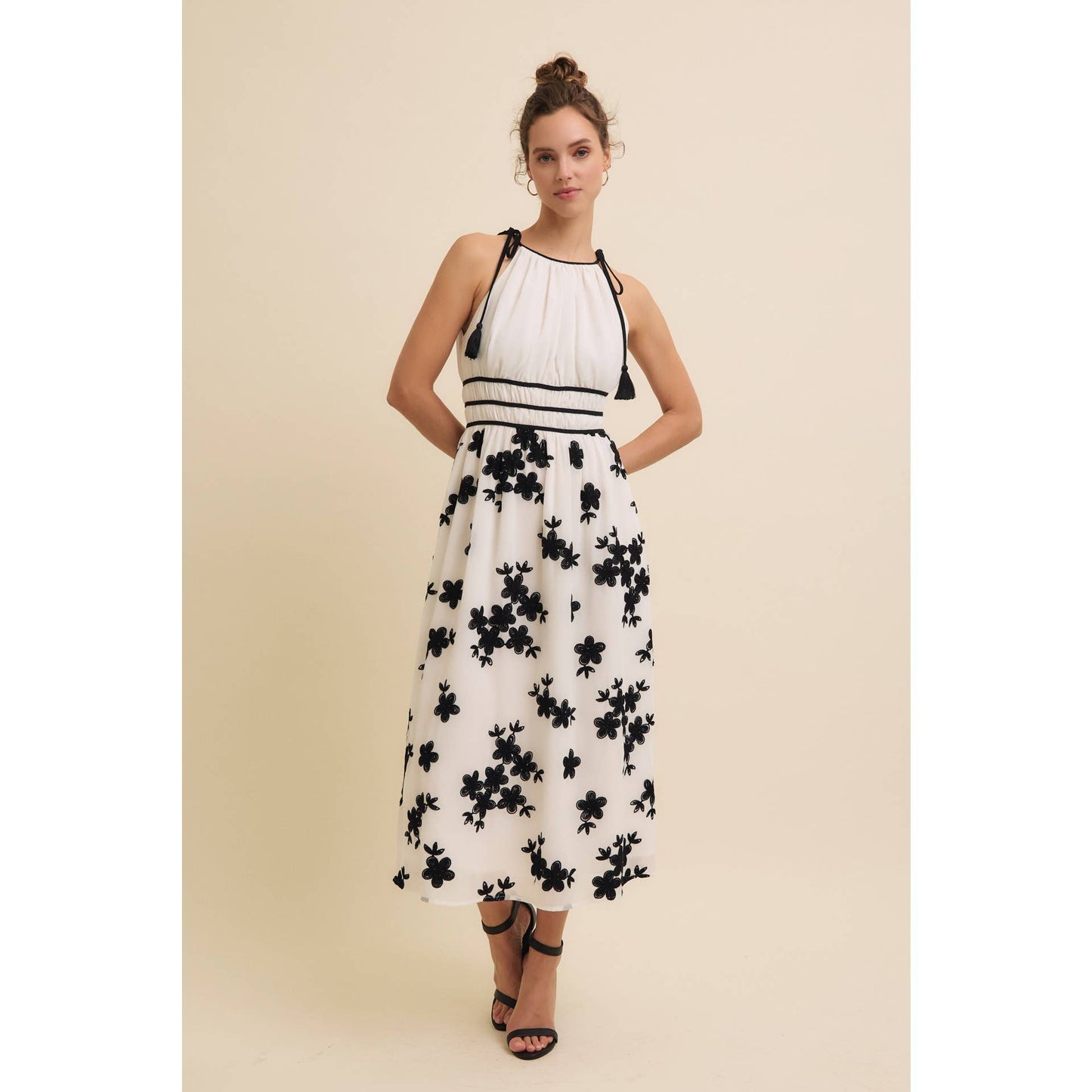Flower Gardens Midi Dress