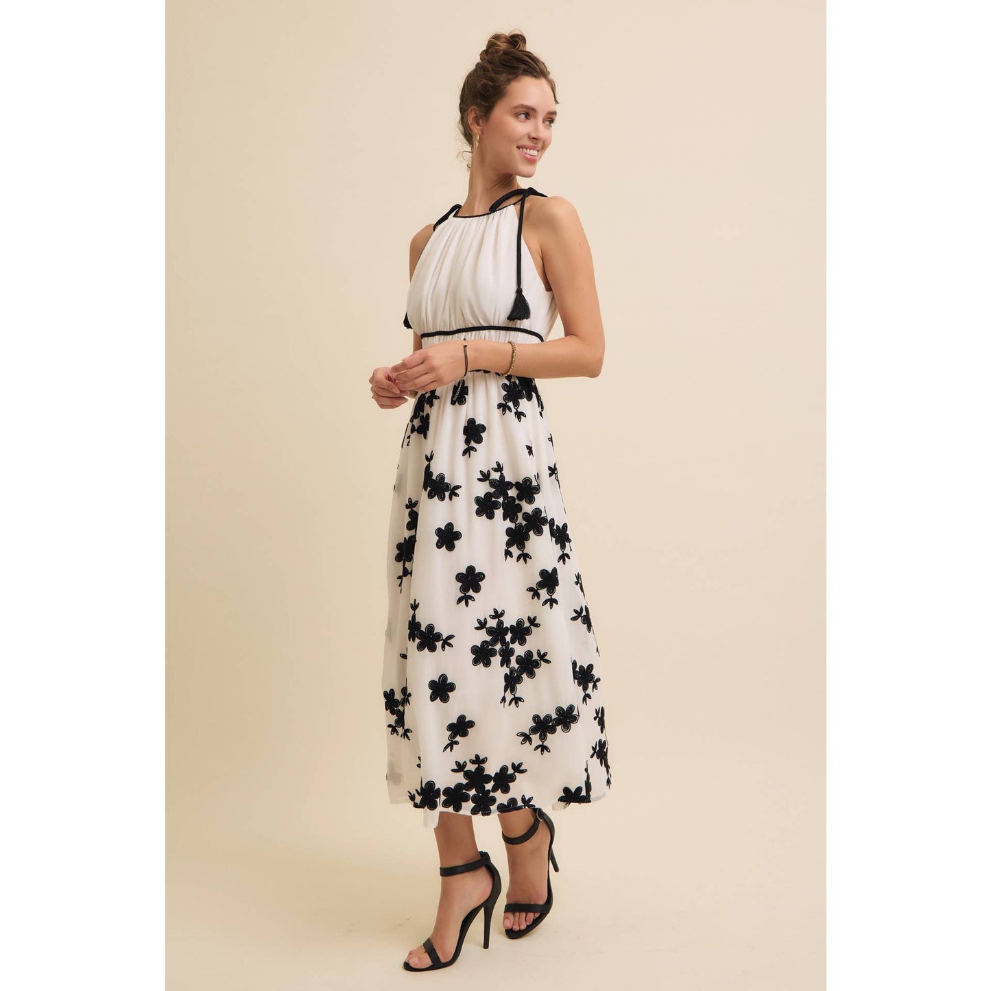 Flower Gardens Midi Dress
