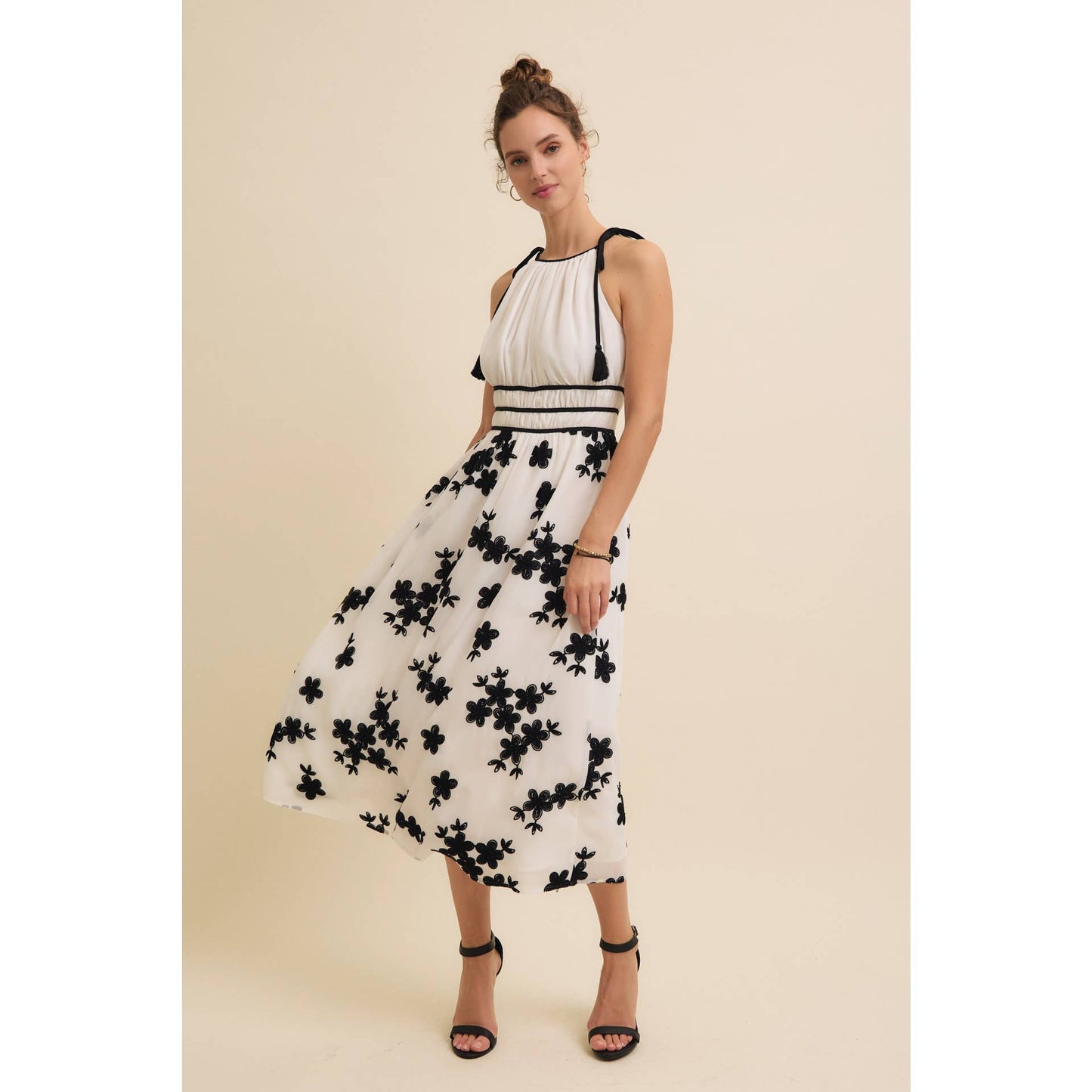Flower Gardens Midi Dress