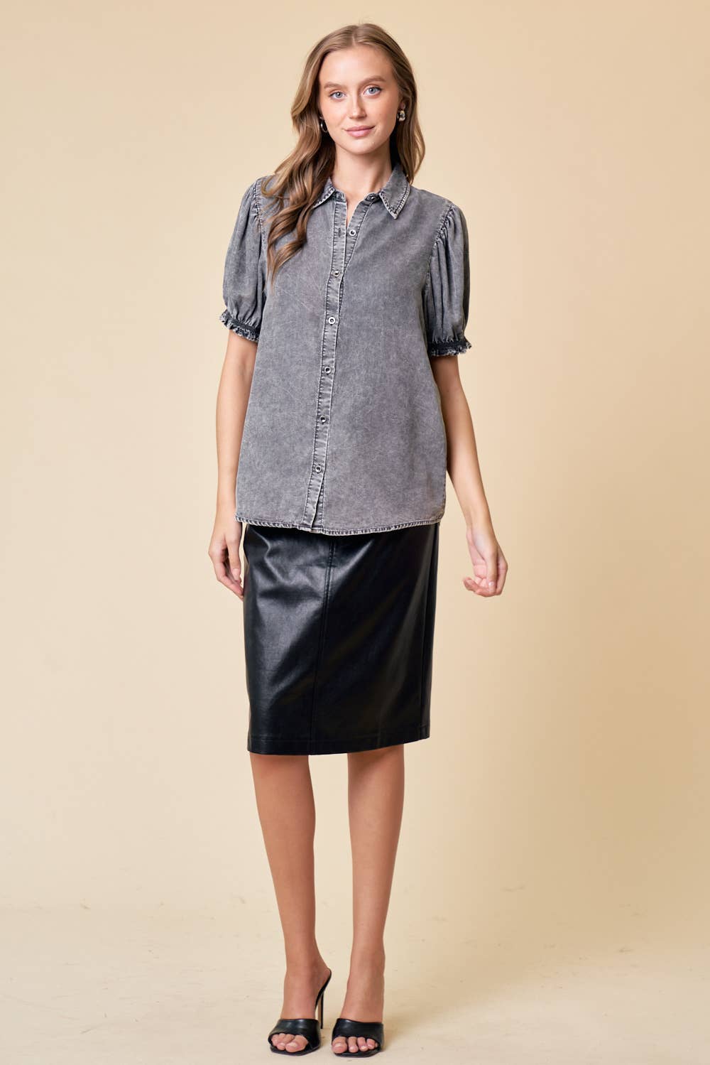 Sweet Puff Sleeve Top