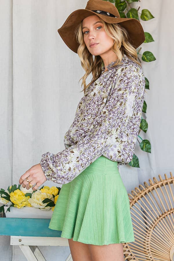 Olive You Floral Top