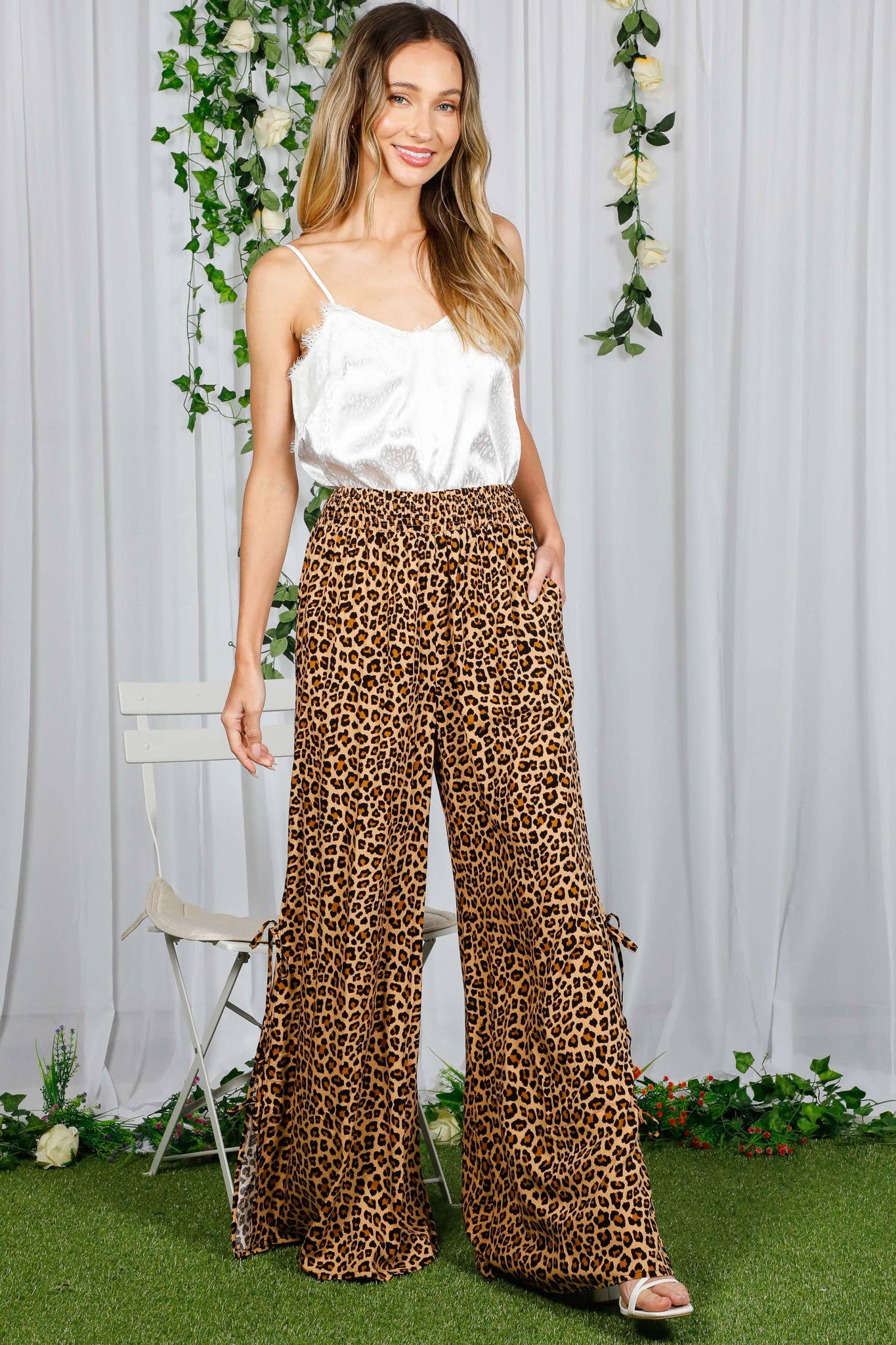 Lady in Leopard Pants