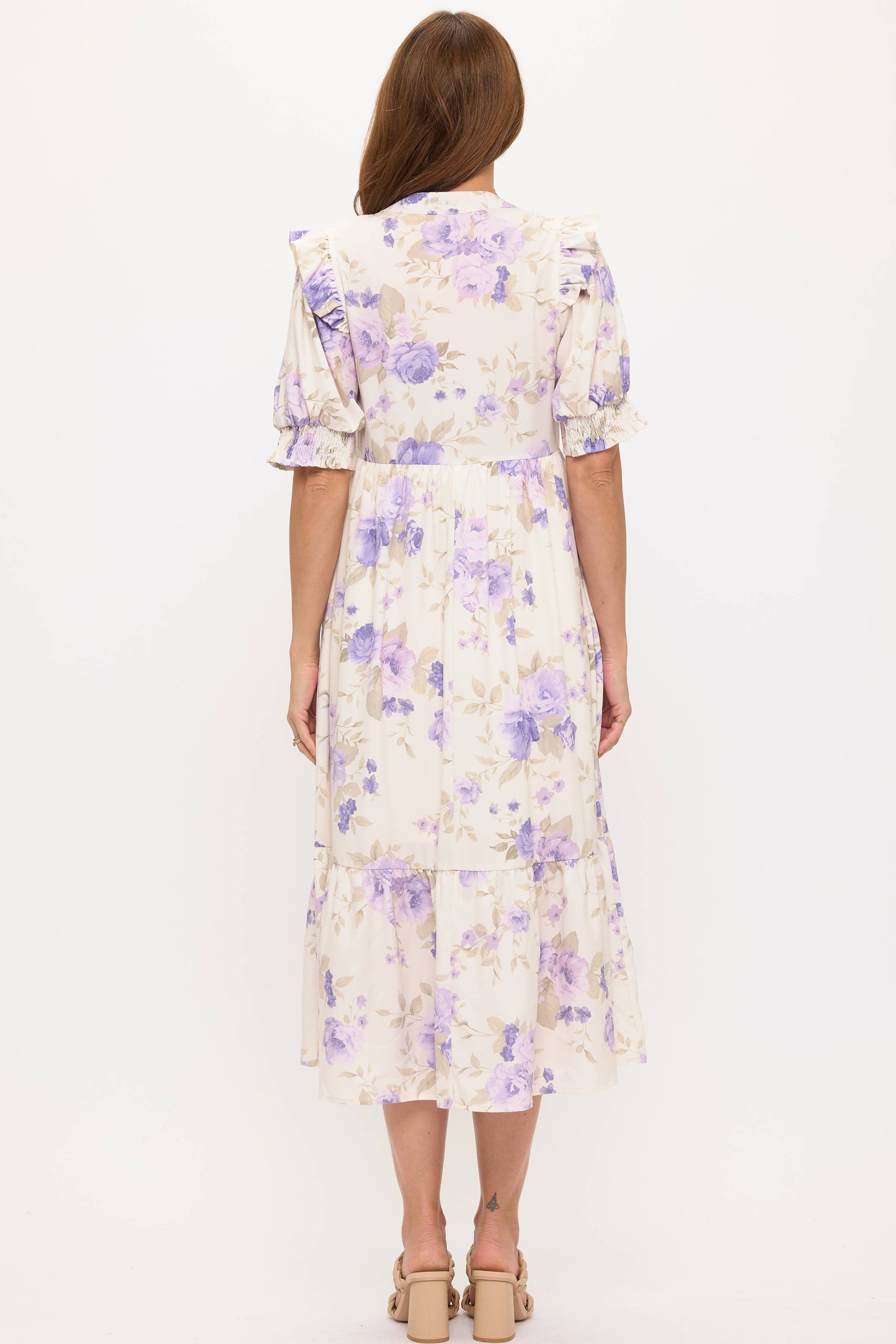 Lovely Lavender Midi Dress