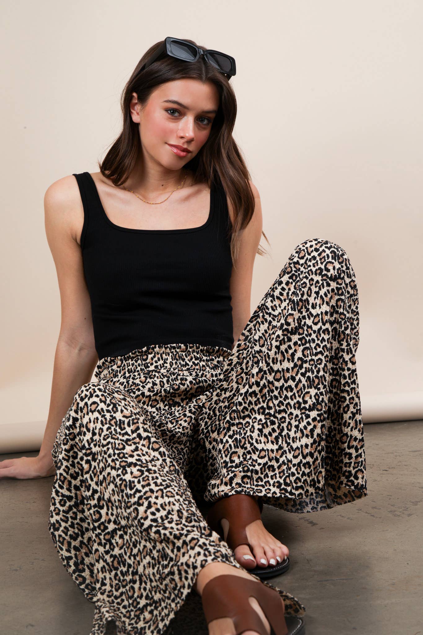 Pretty Feline Pleated Pants