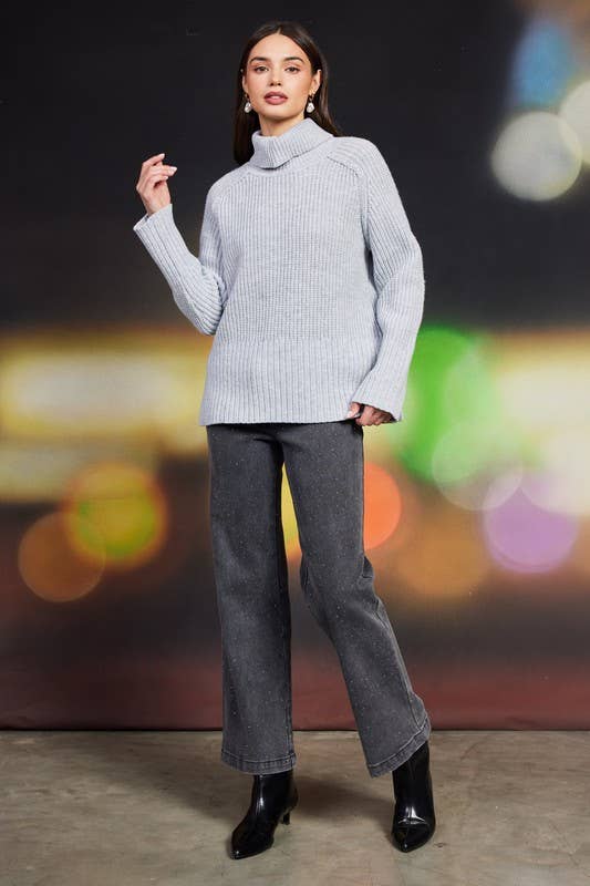 Grey Lady Sweater Top
