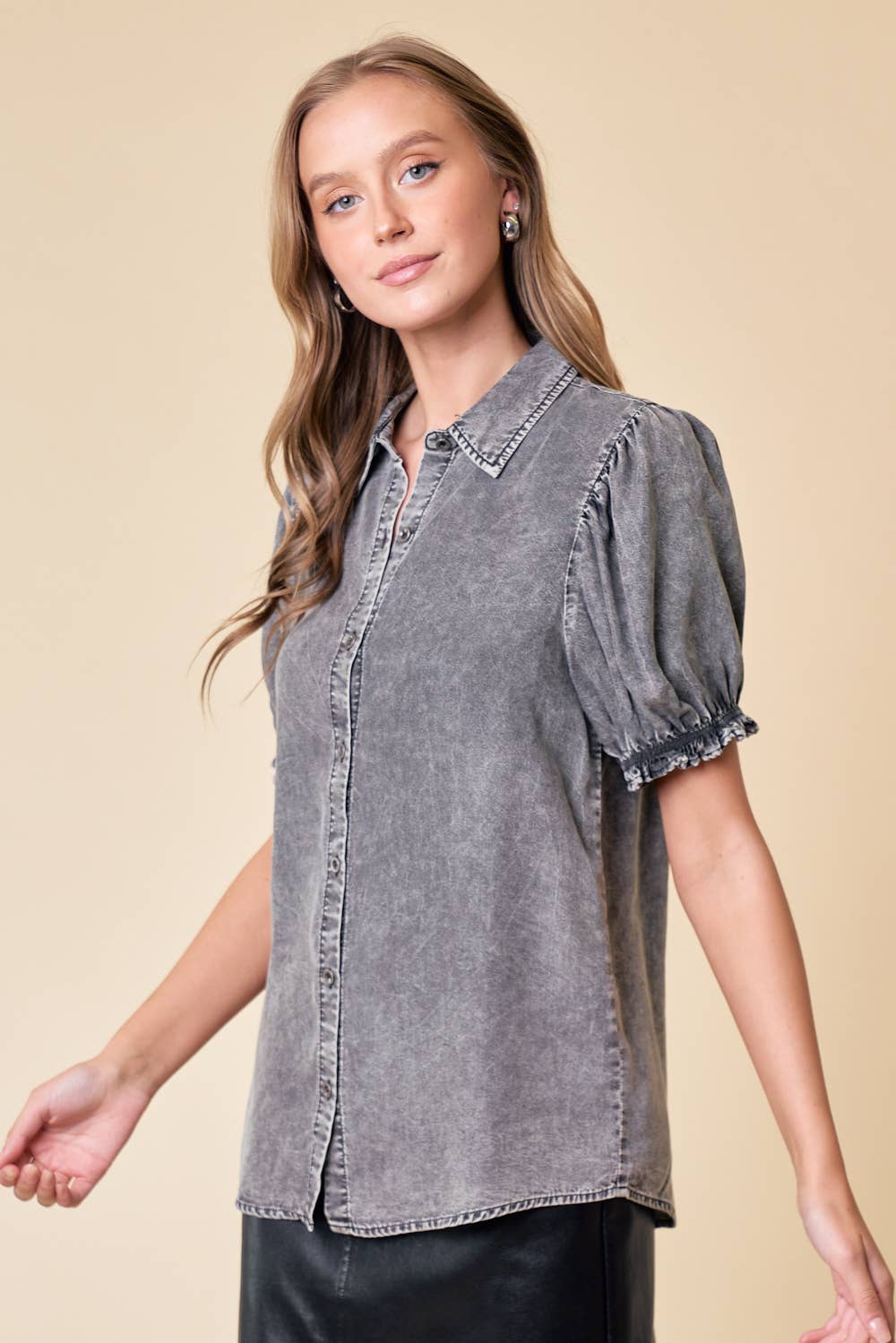 Sweet Puff Sleeve Top