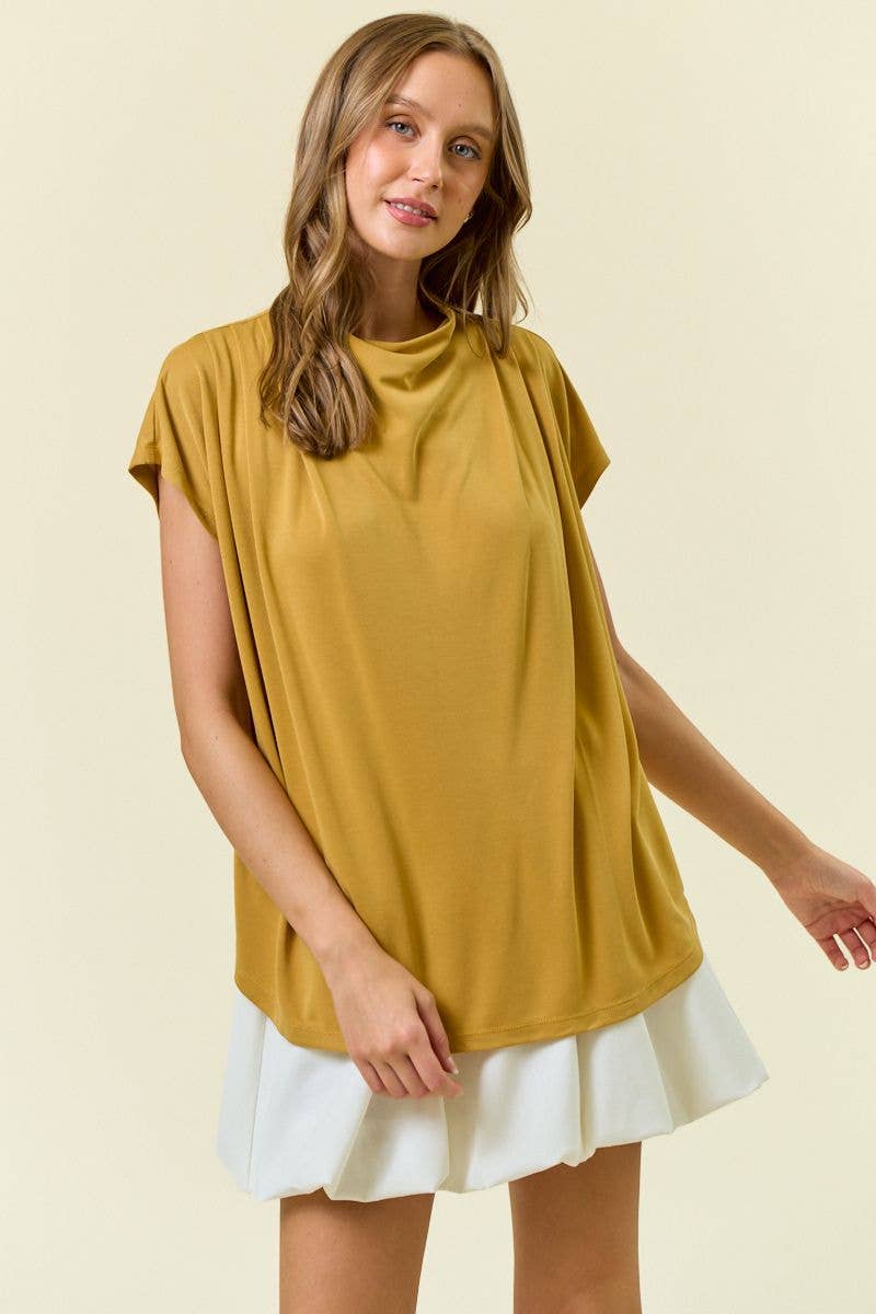 Golden Gal Dolman Top