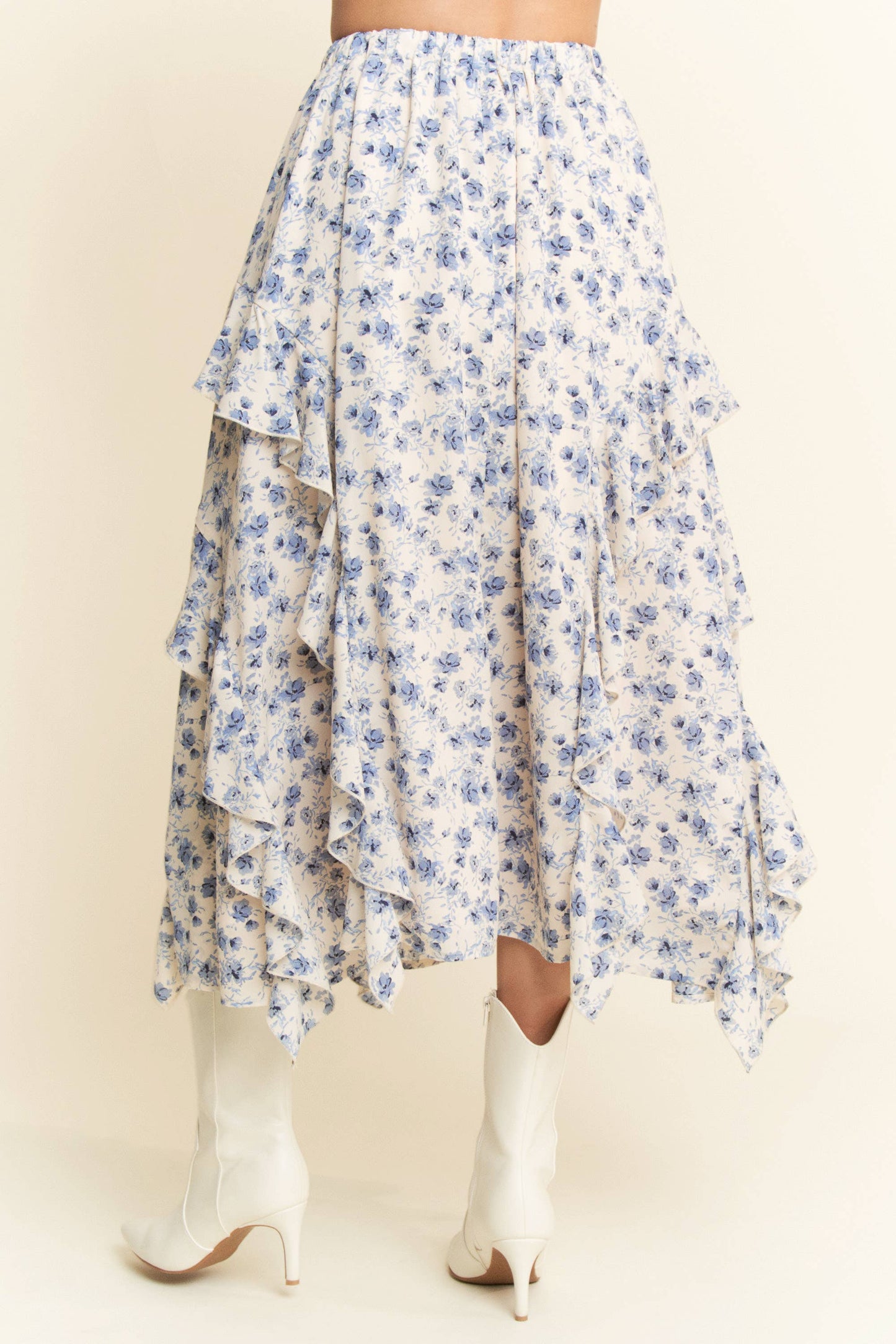 Blue Bonnet Midi Skirt