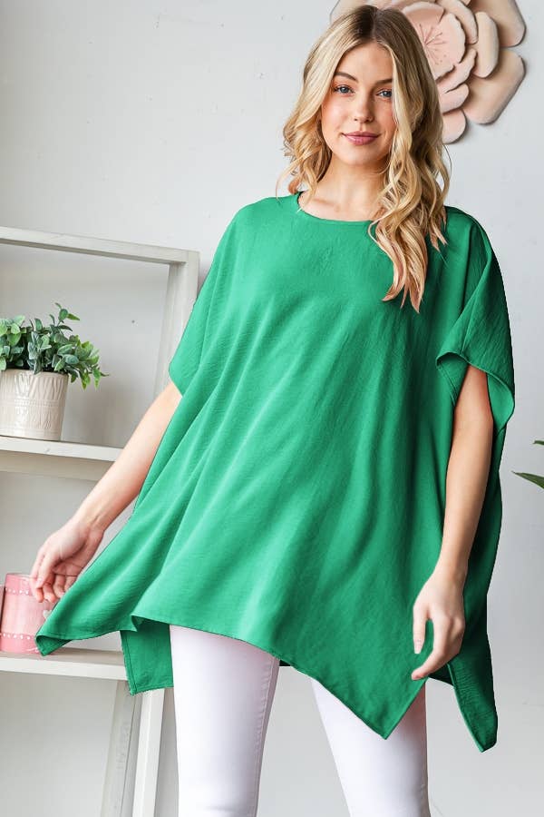 Chic Draped Airflow Top: DOORBUSTER