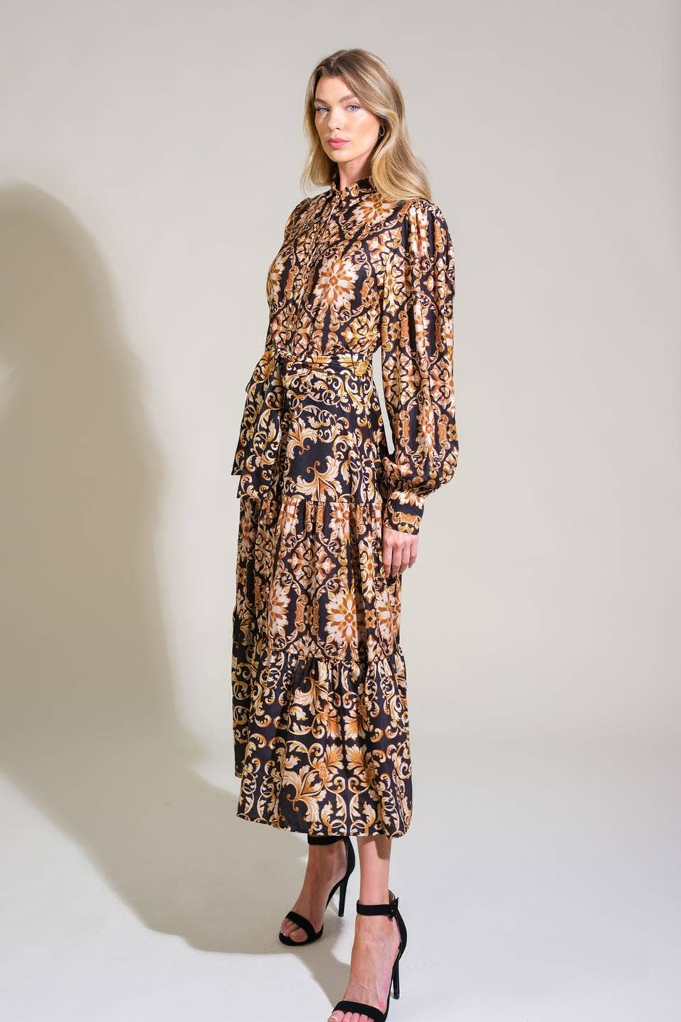 Sweet Sunburst Midi Dress