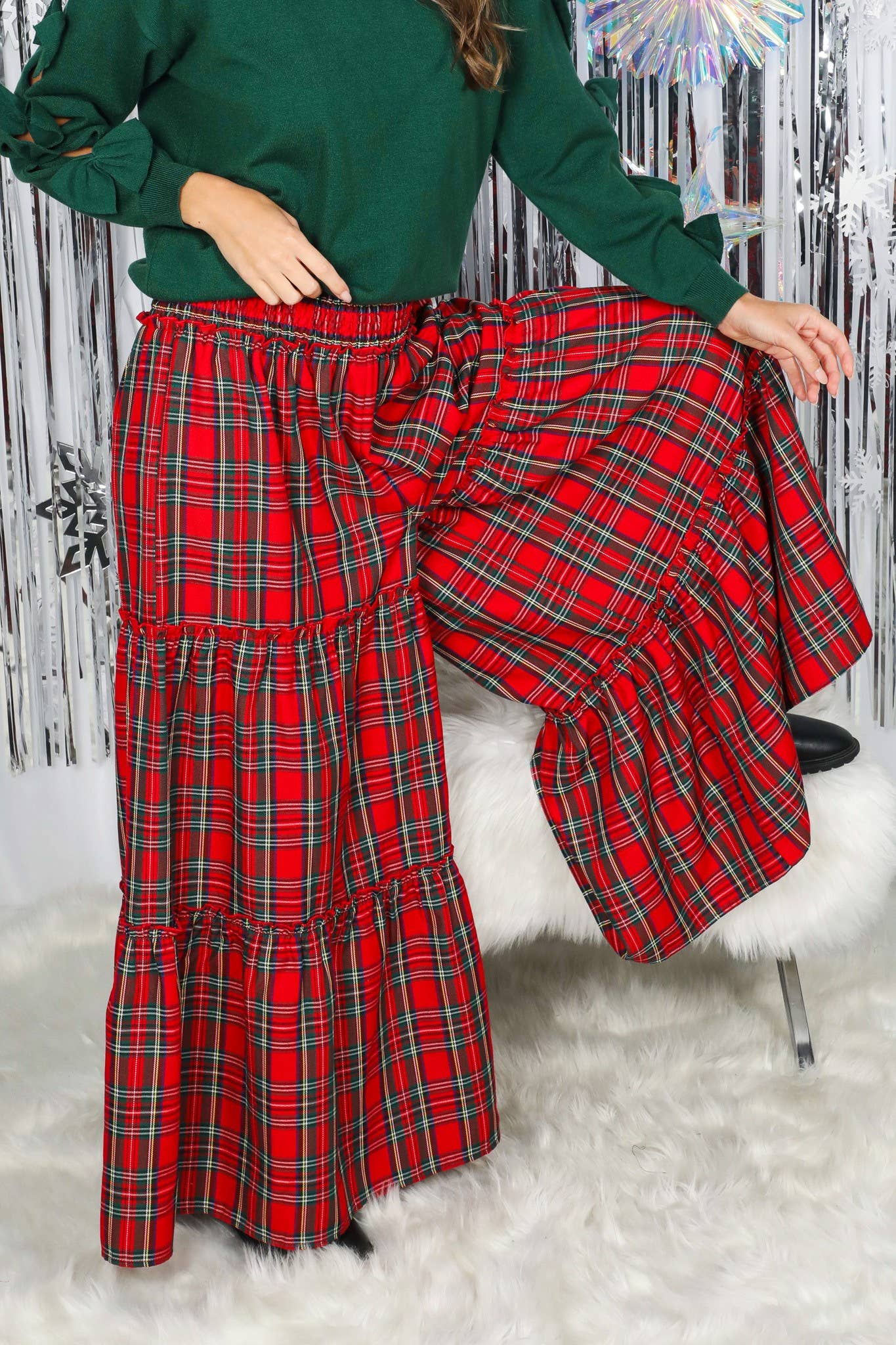 Tartan Palazzo Pants
