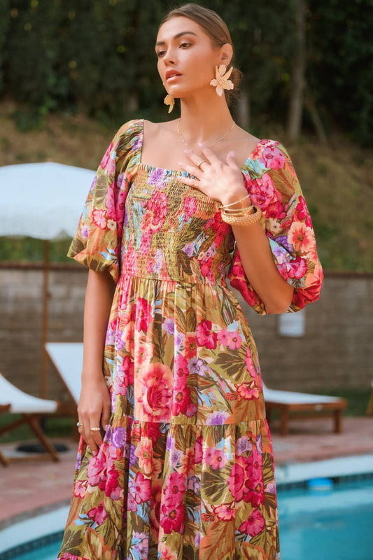 Greener Gardens Maxi Dress