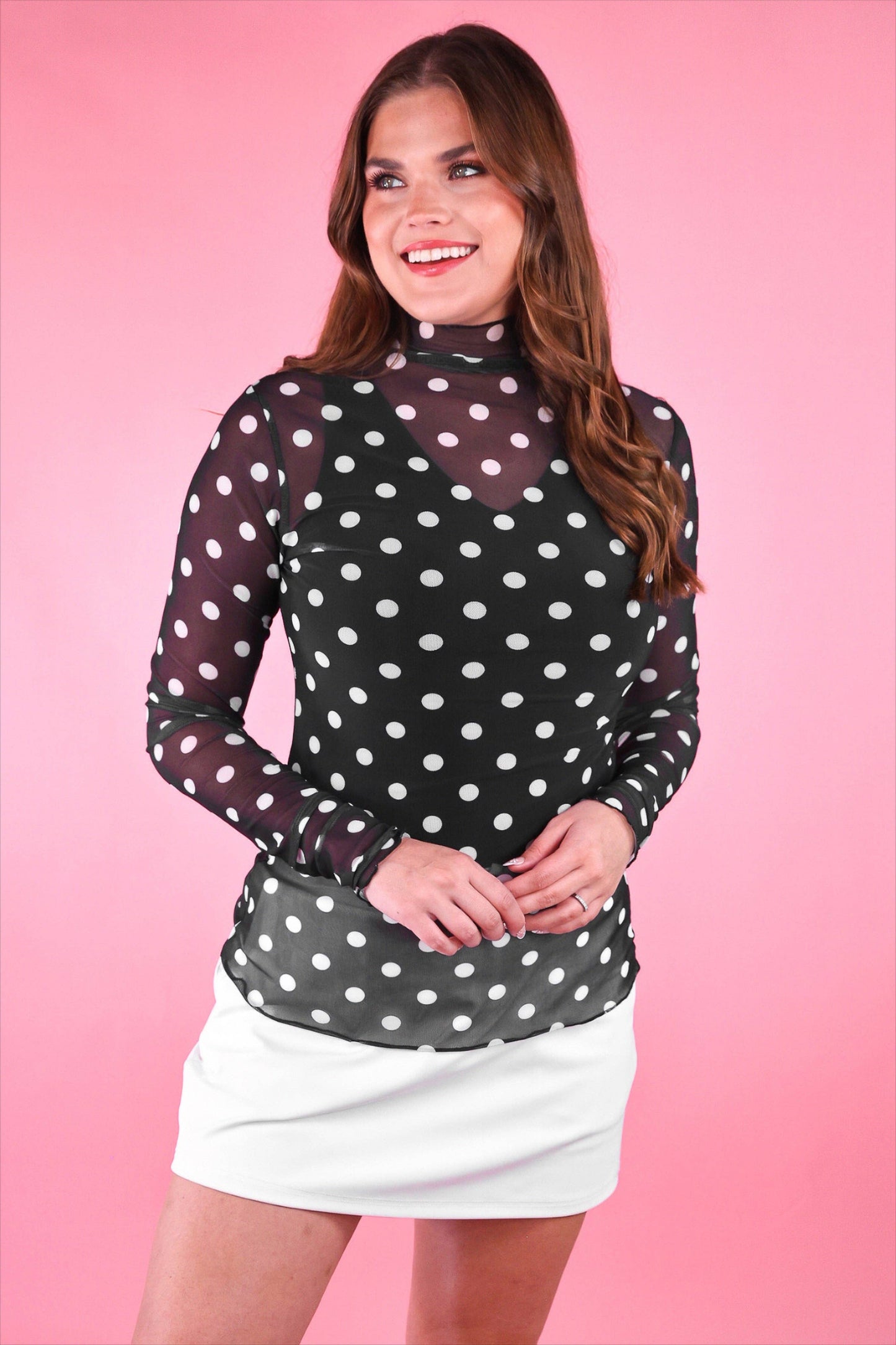 Pretty Woman Mesh Top
