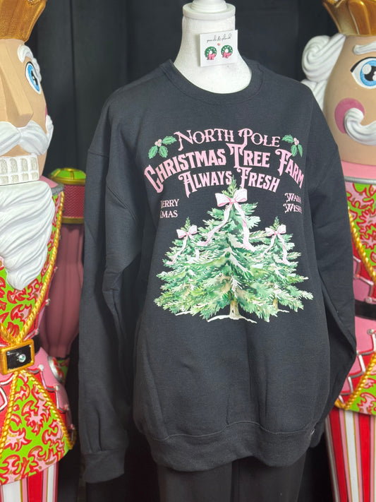 Tree Farm Graphic Sweatshirt: DOORBUSTER