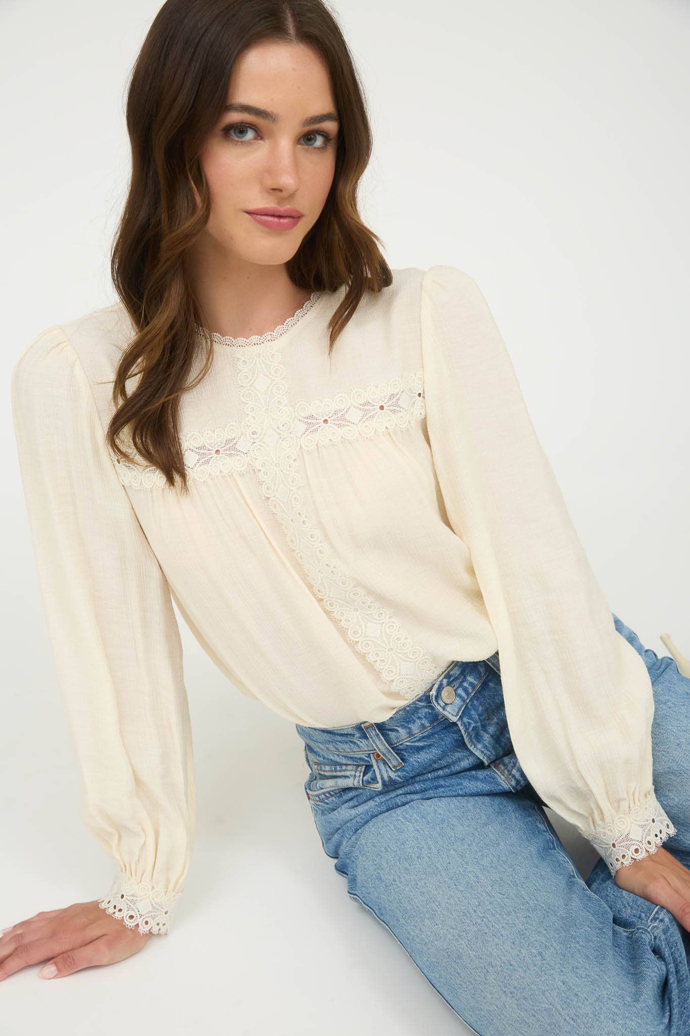 Cross My Heart Lace Top