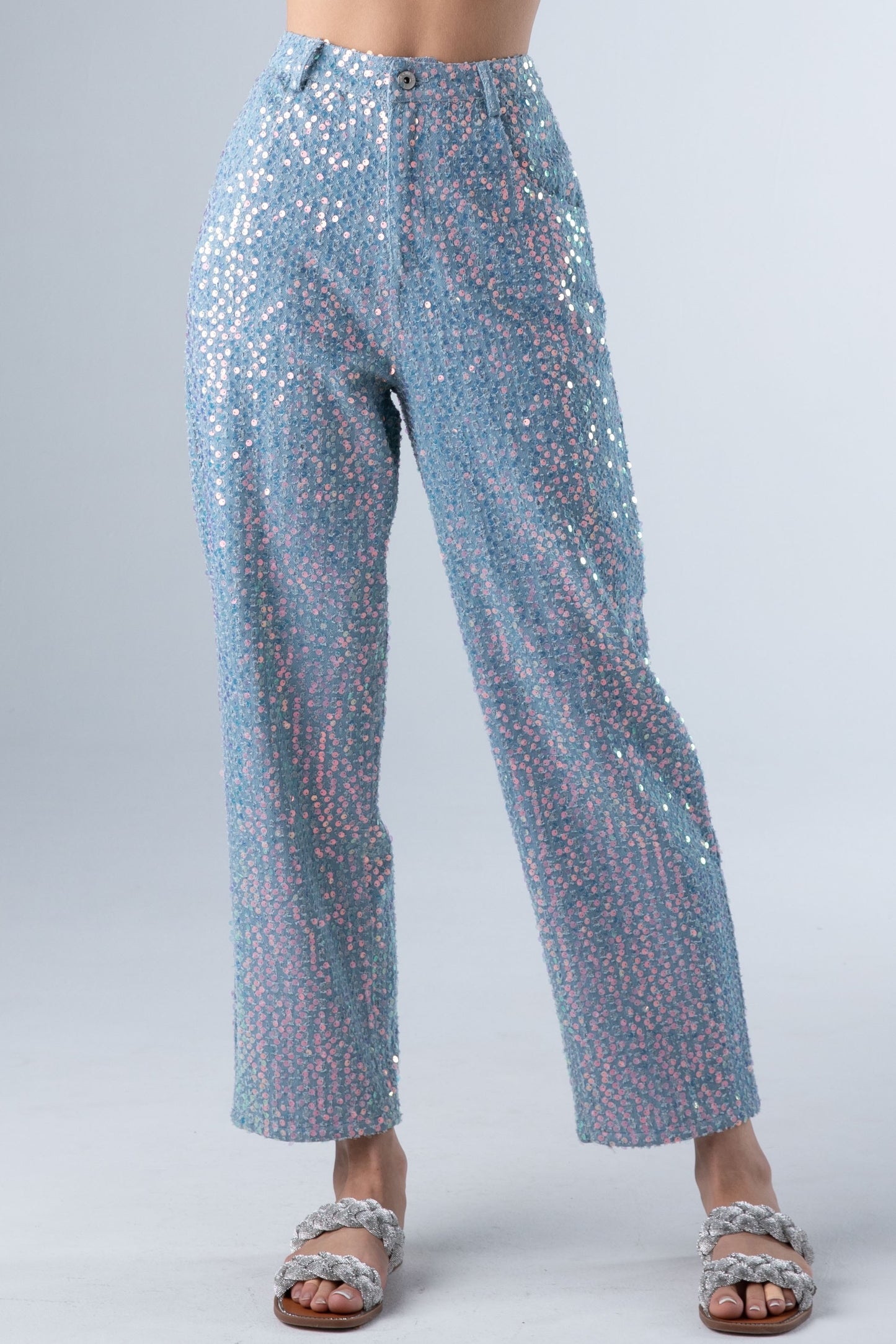 The Lizzie Sequin Jeans