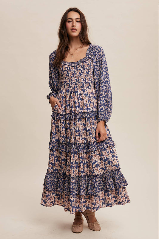 Western Beauty Maxi Dress
