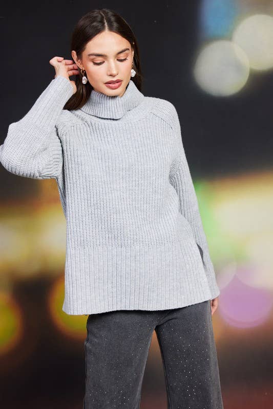 Grey Lady Sweater Top