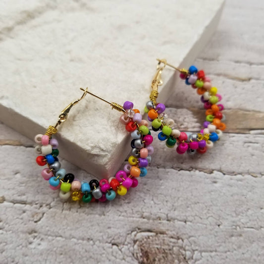 Colorful Mini Hoop Earrings