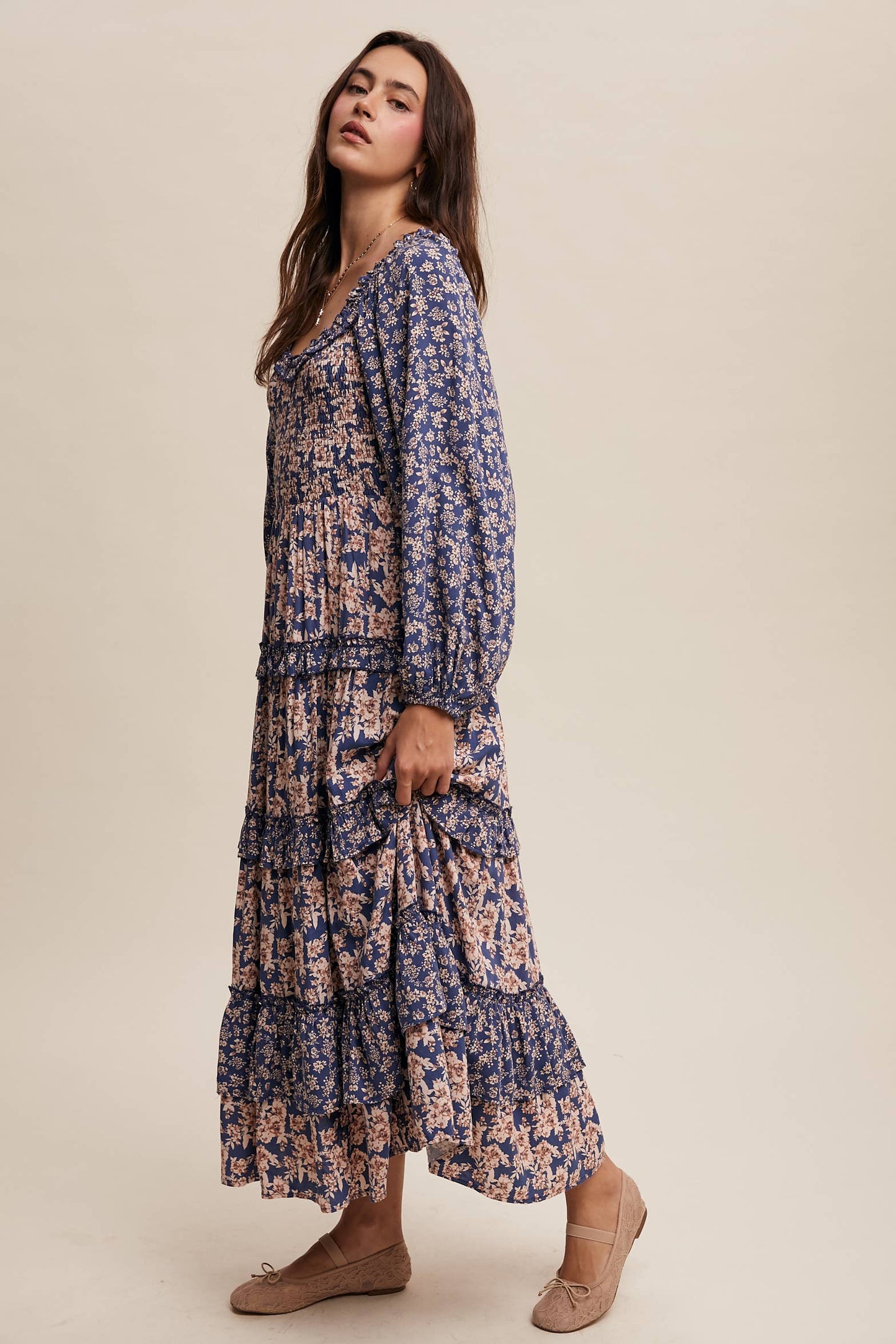 Western Beauty Maxi Dress