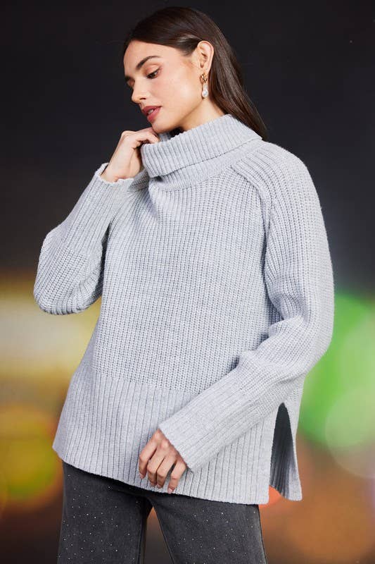 Grey Lady Sweater Top