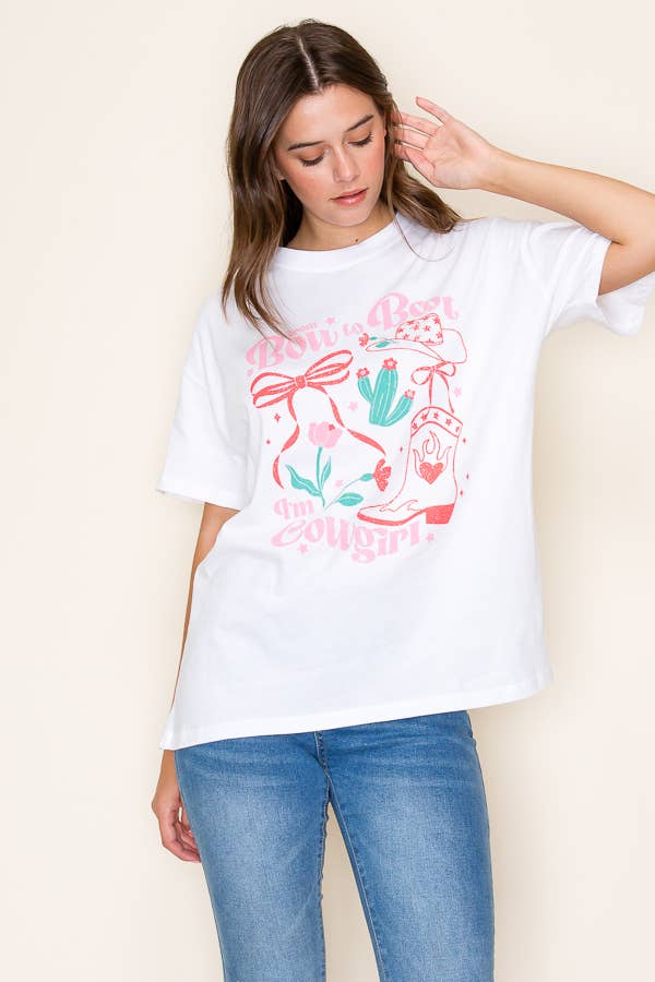 From Bows to Boots Graphic Tee
