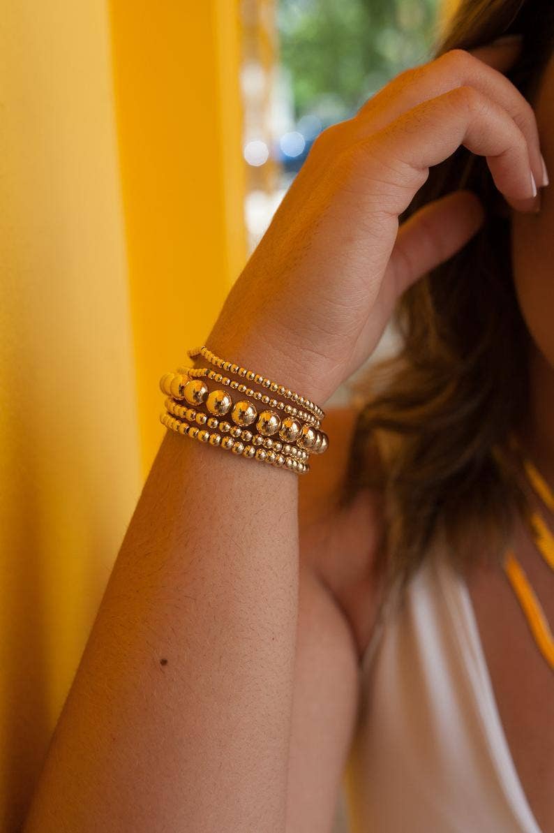 The Harmony Bracelet: Small Bead (GD)