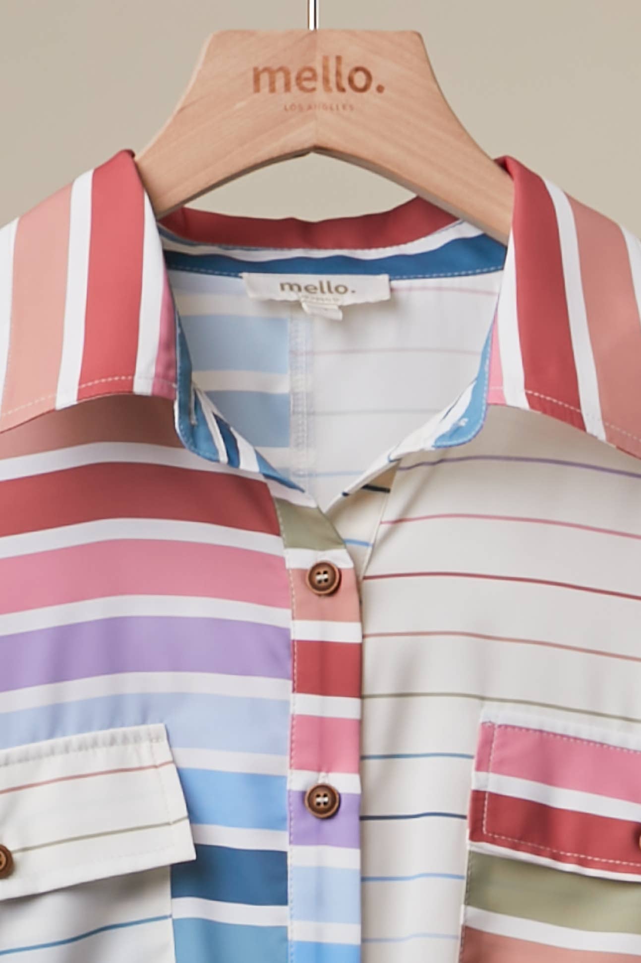 Vintage Stripe Button Down Shirt