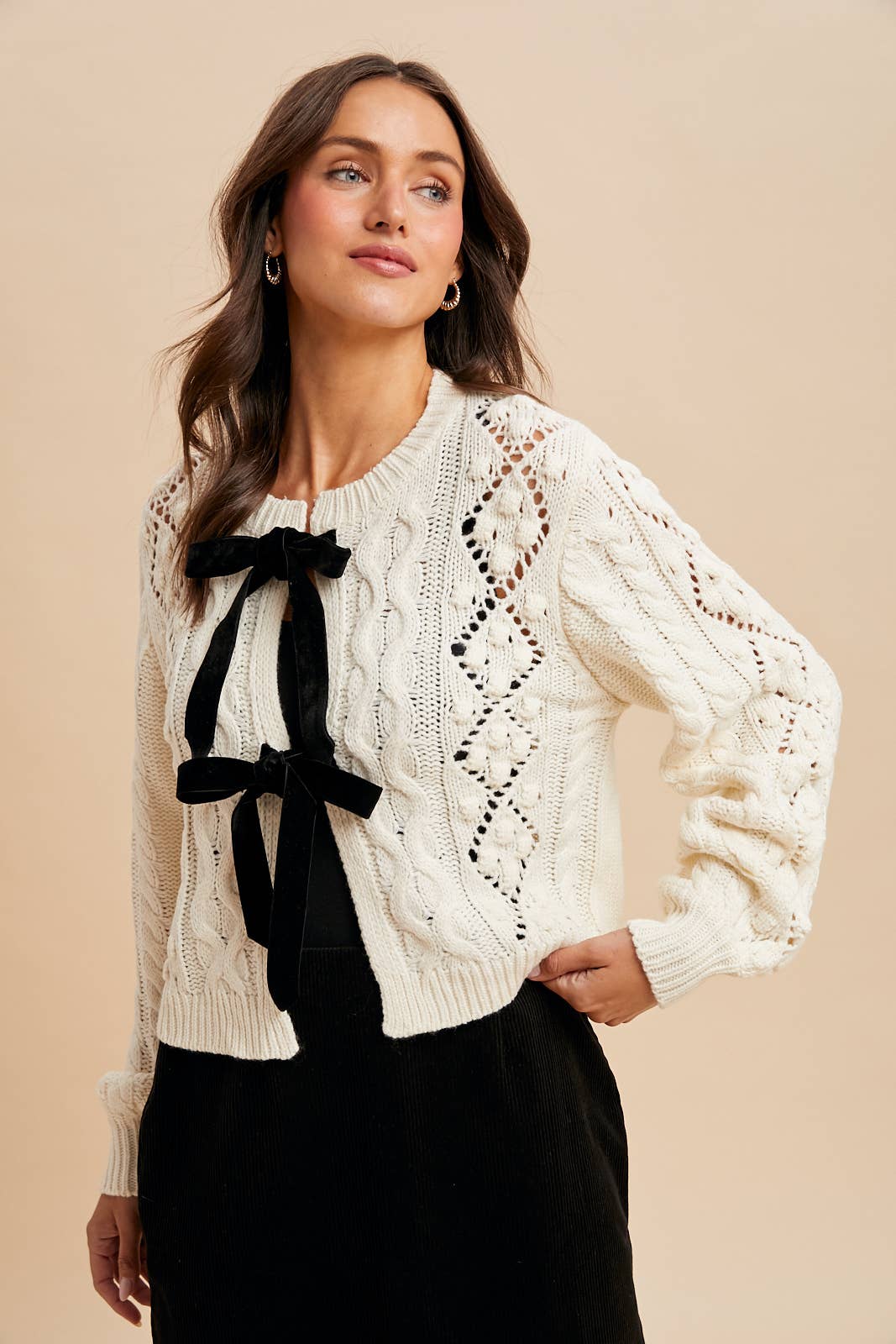 The Blair Bow Cardigan