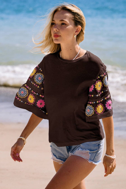 Fiesta Embroidered Top
