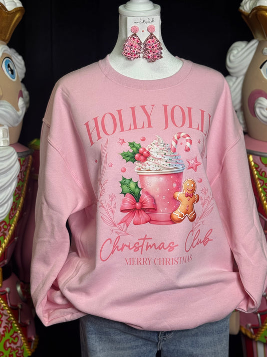 Christmas Club Graphic Sweatshirt: DOORBUSTER