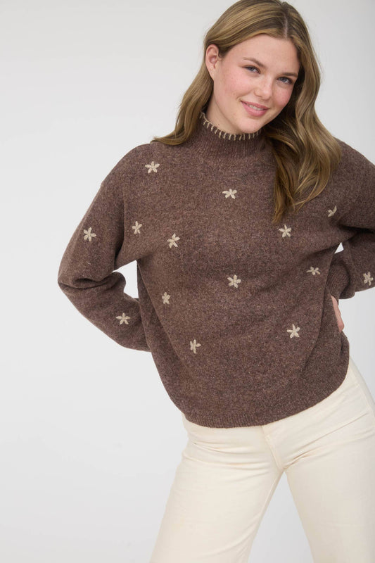 Mini Sweet Floral Sweater