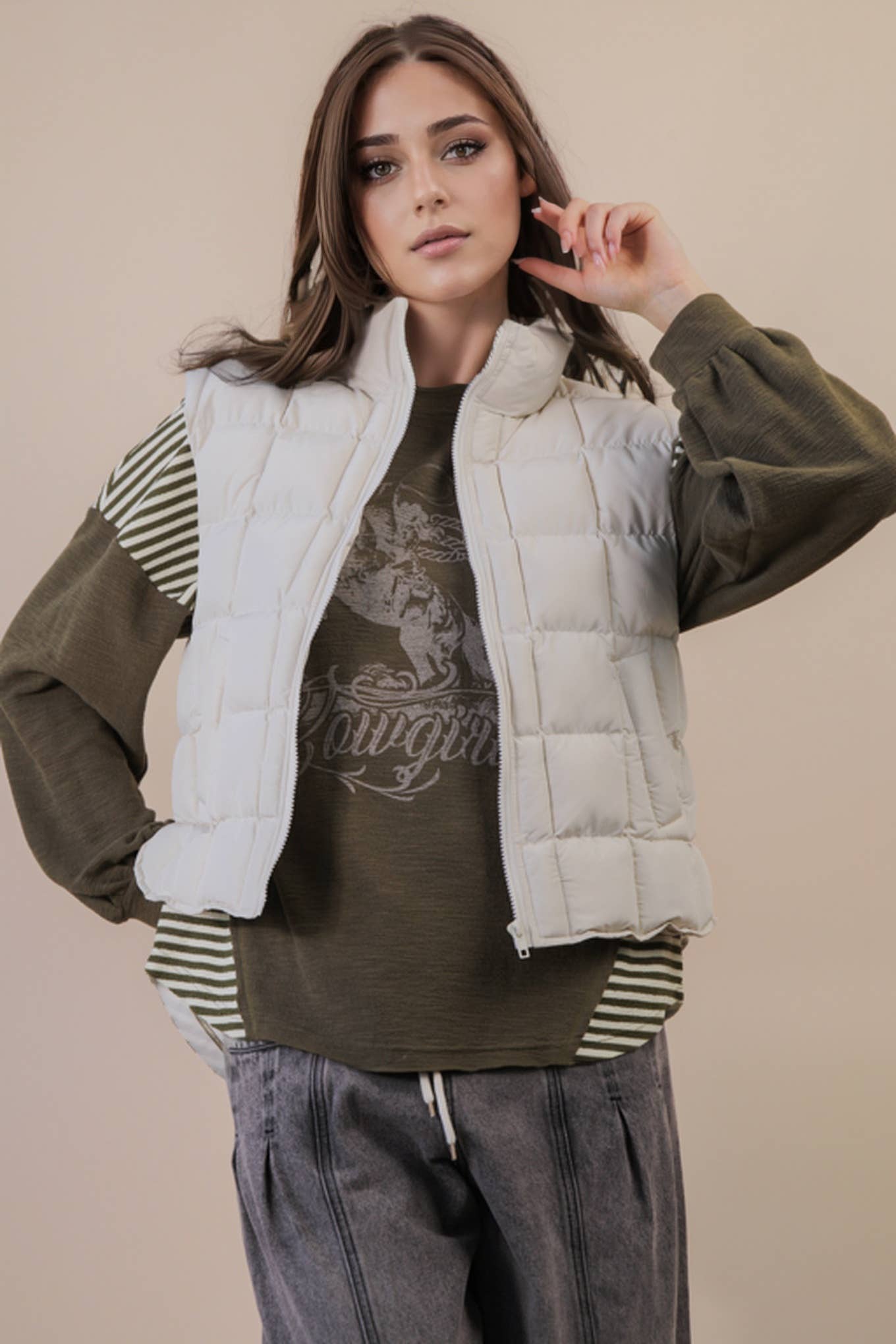 Better in Black Puffer Vest