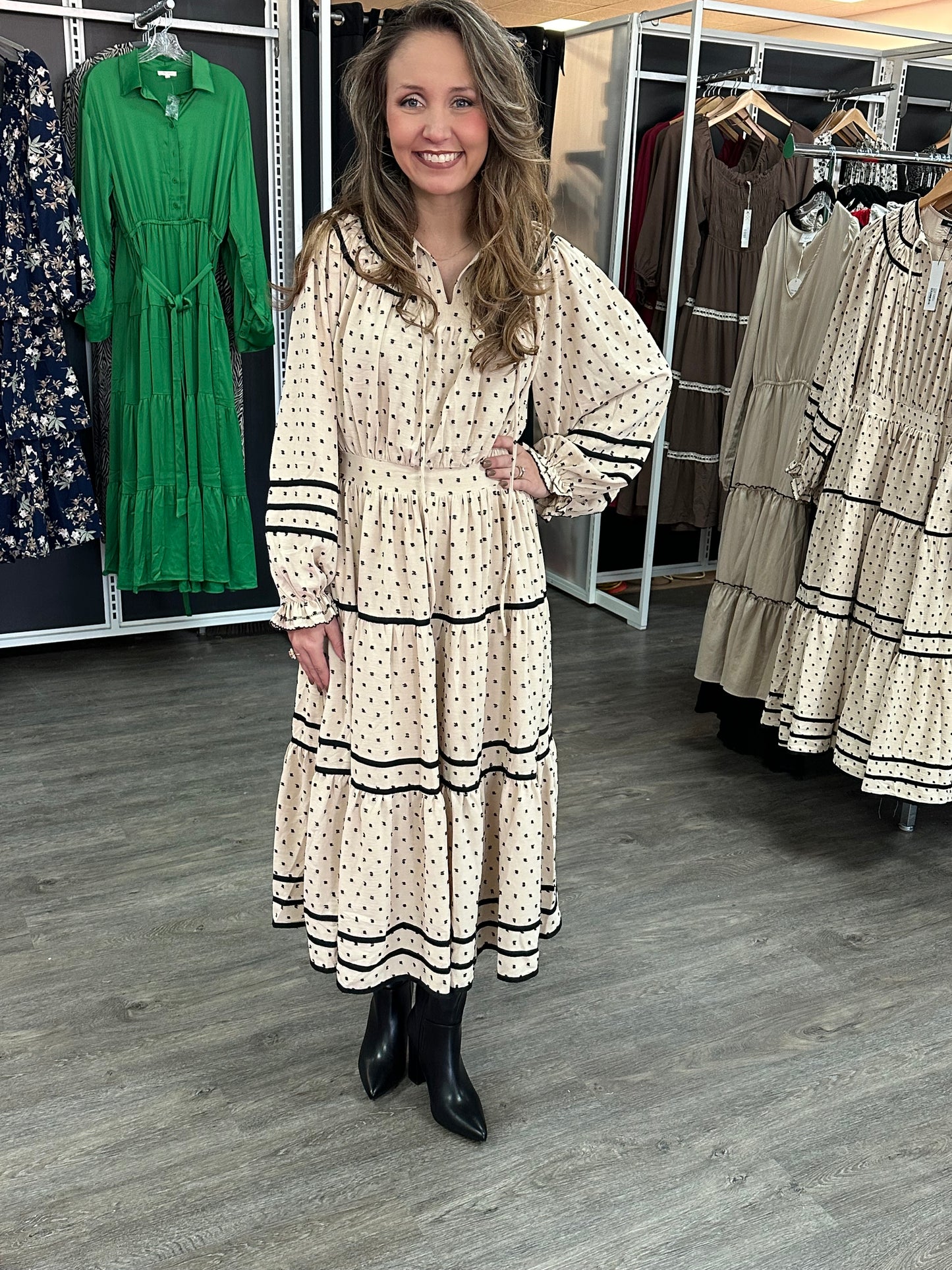 Darling Dot Midi Dress