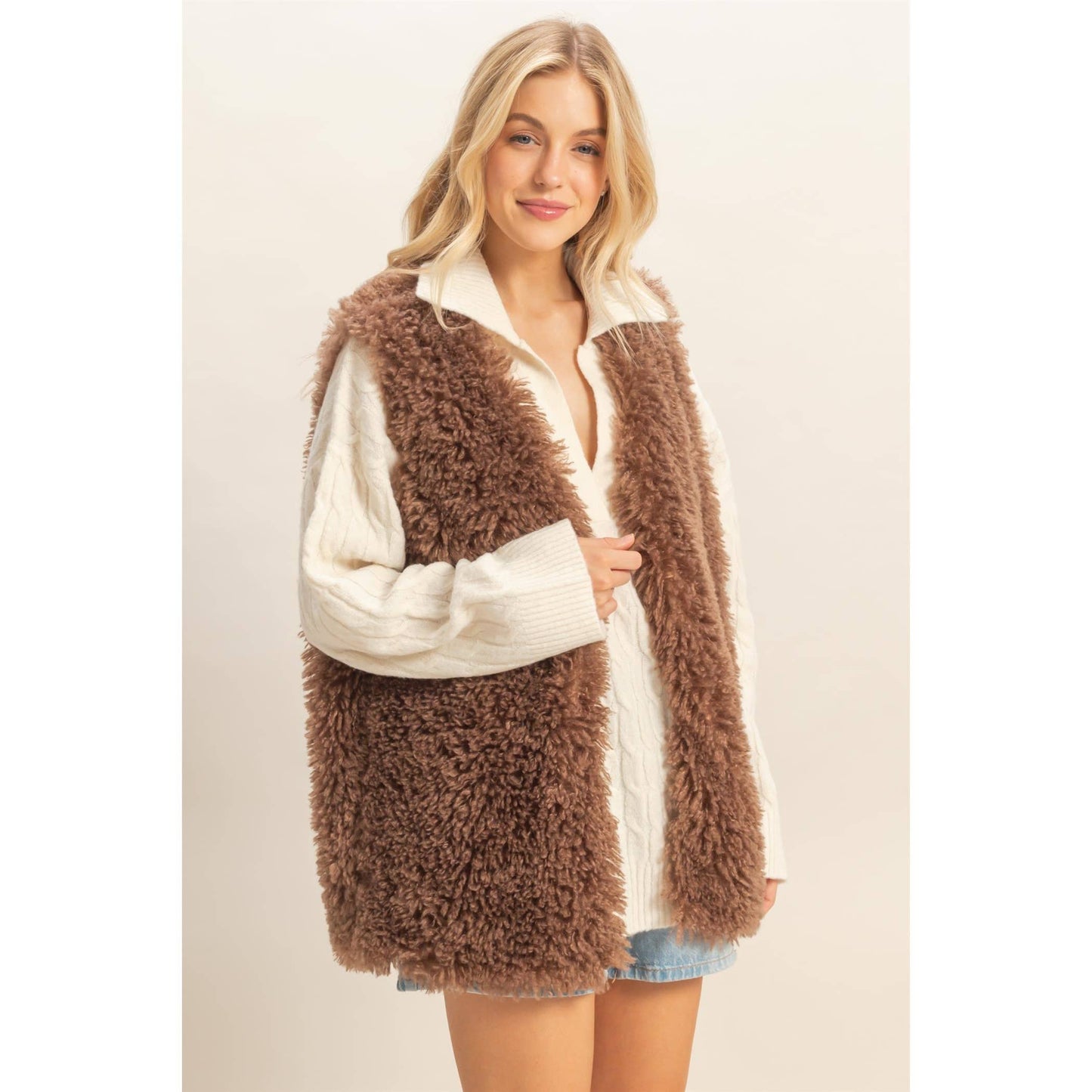 The Nancy Fur Vest