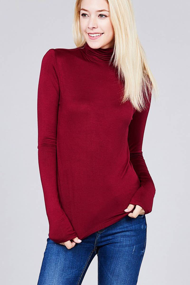 Basic Layer Turtleneck Top: DOORBUSTER