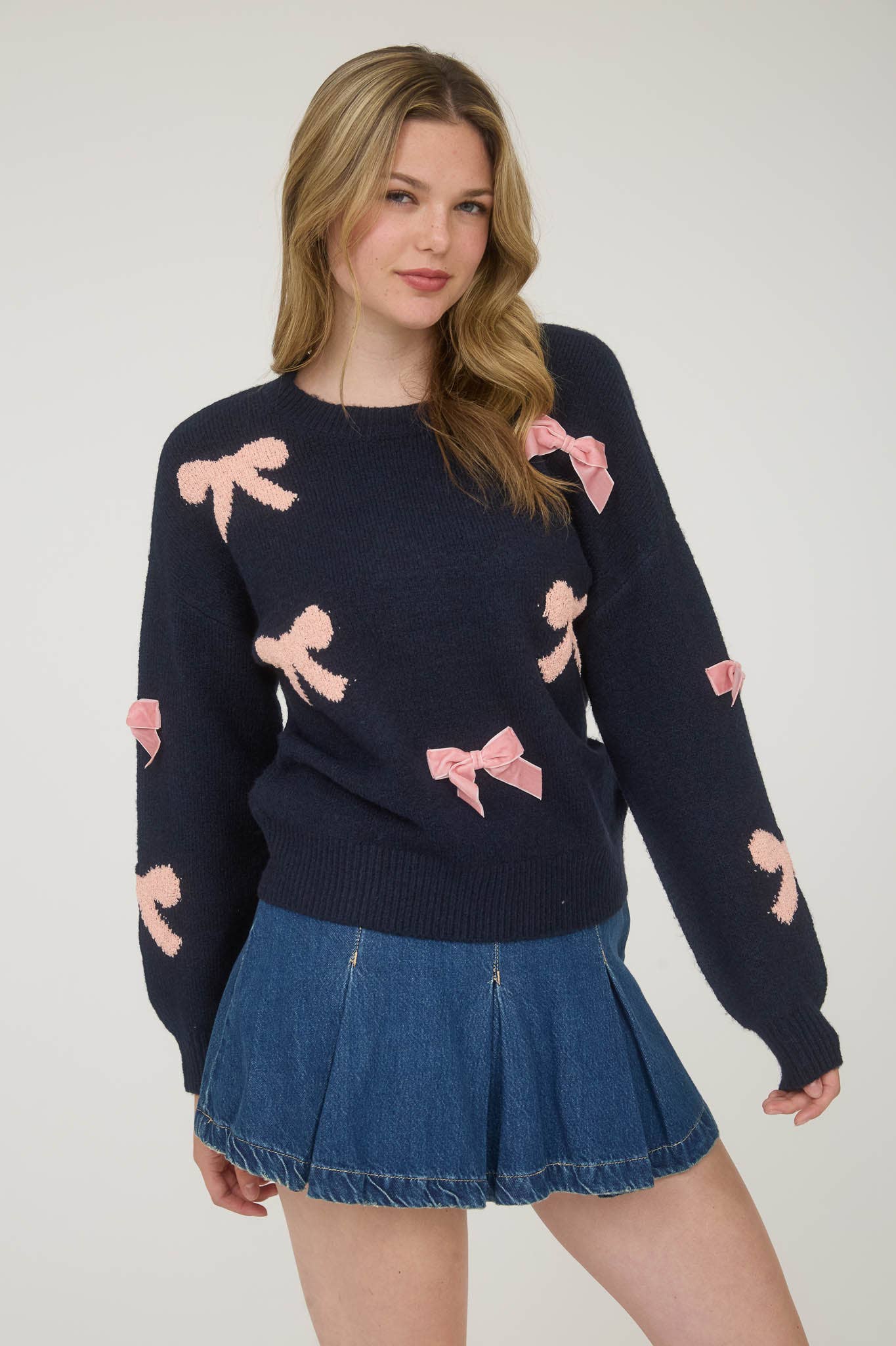 She’s So Fancy Bow Sweater