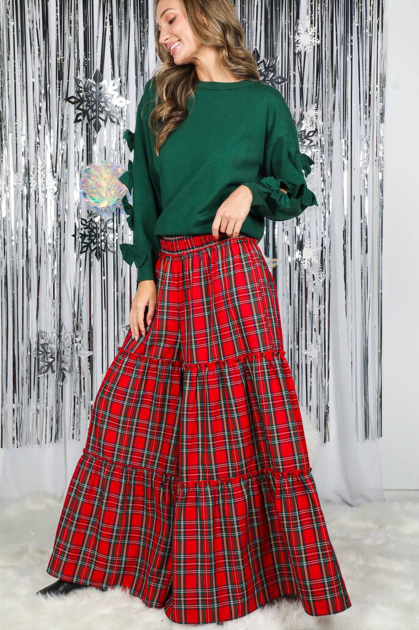 Tartan Palazzo Pants