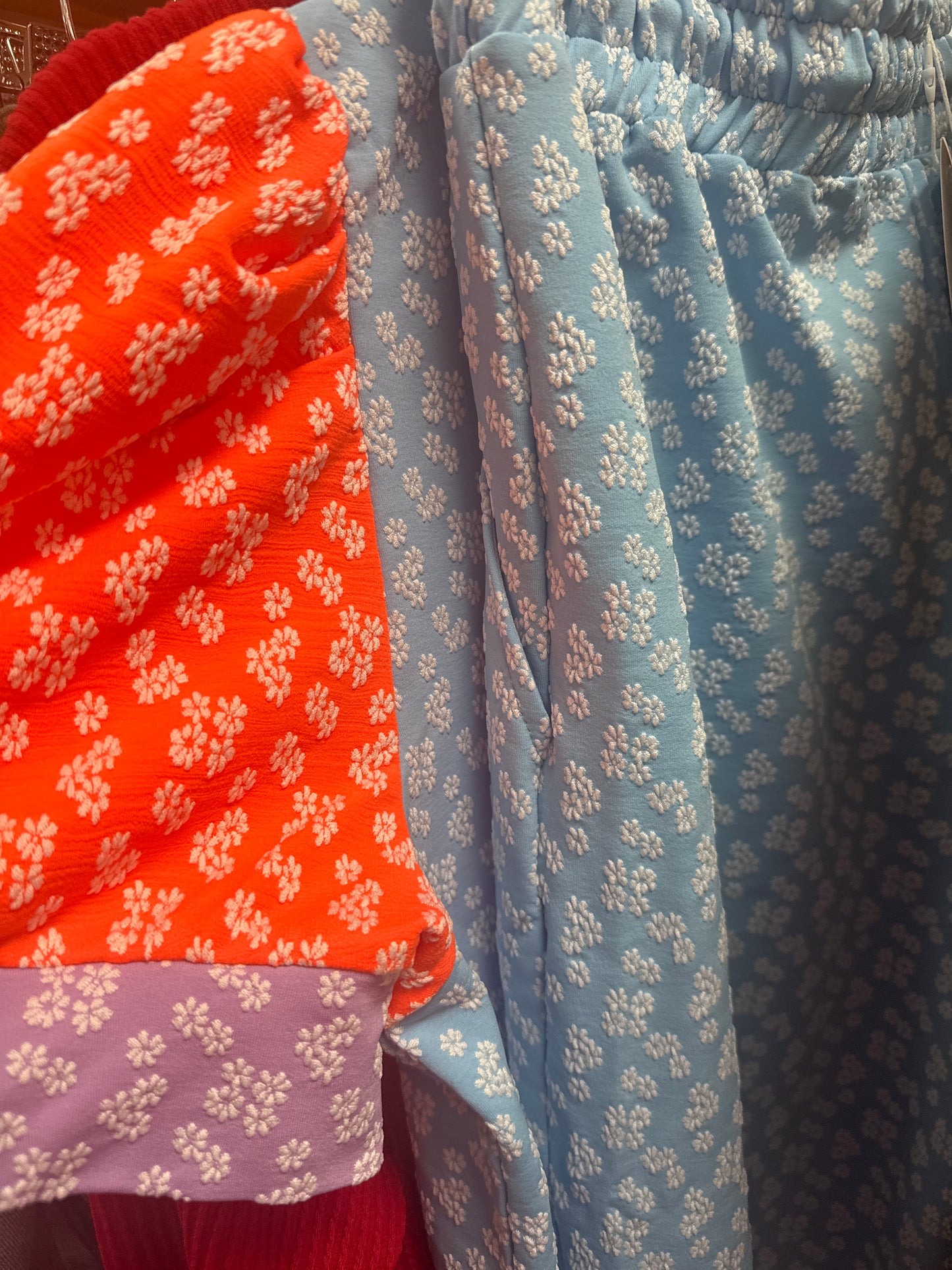 Neon Floral Matching Set