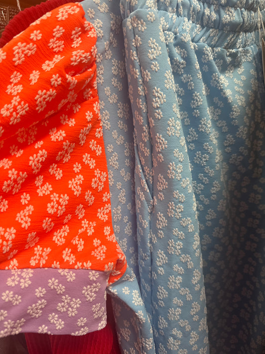Neon Floral Matching Set