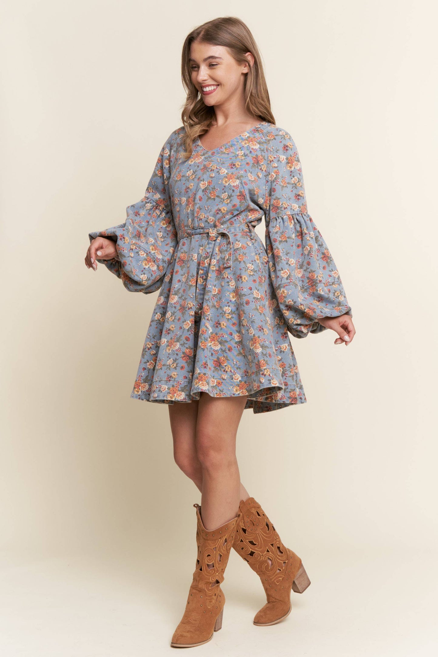 Country Sweetheart Denim Dress