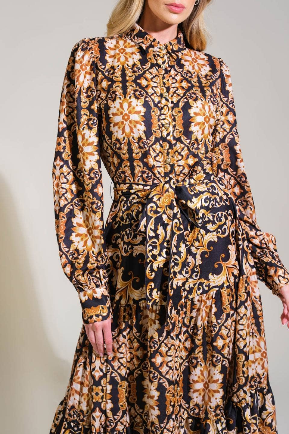 Sweet Sunburst Midi Dress