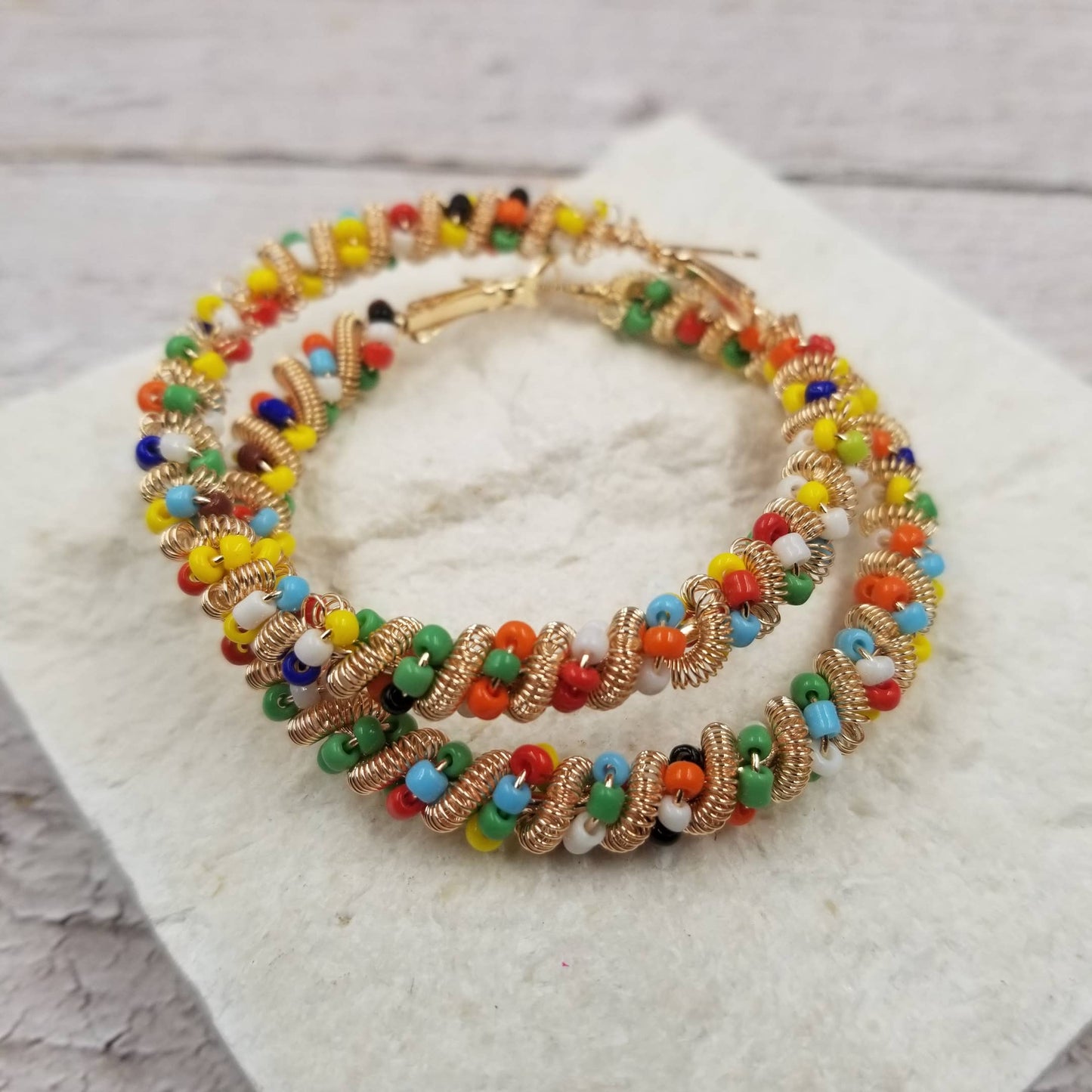Colorful Hoop Earrings