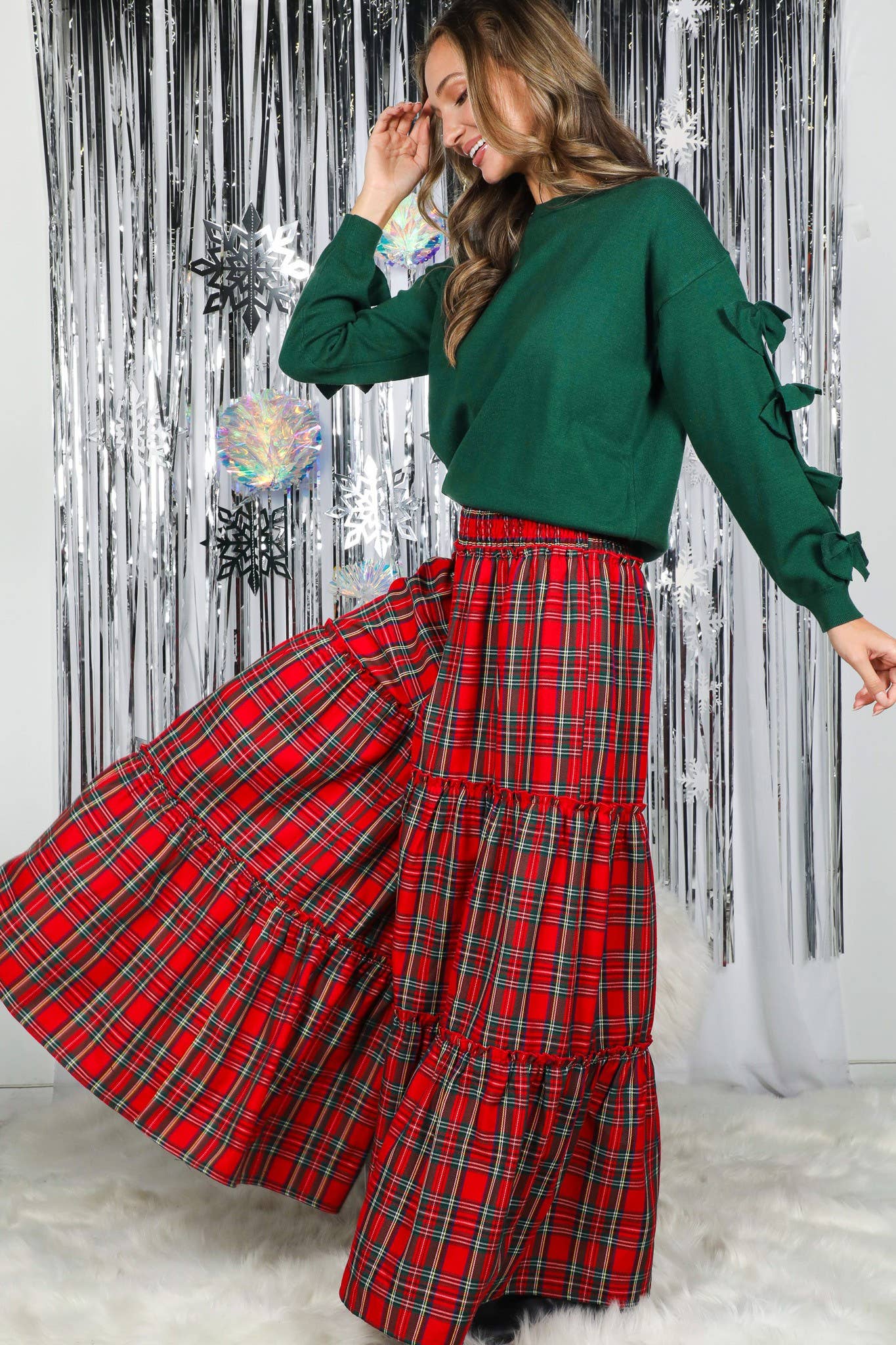 Tartan Palazzo Pants